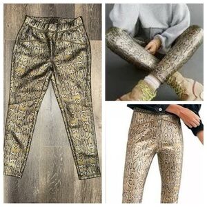 🚨 Free People Rio Faux Leather Snake Print Pants